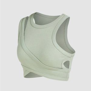 Rib Cut Out Crop Top (Xs)